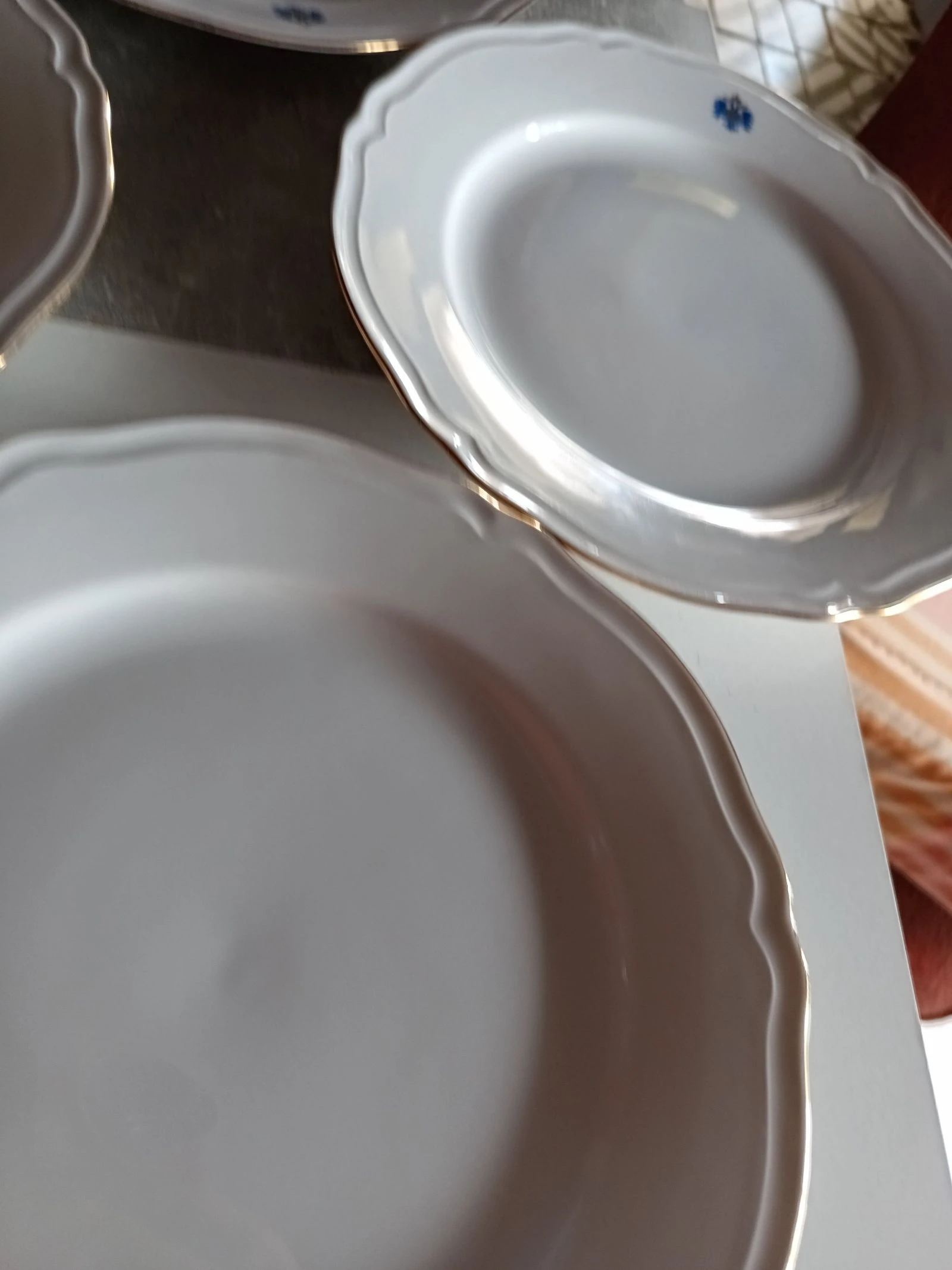 Lot of 7 fine porcelain dinner plates Royal Kent – photo 7